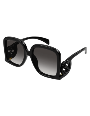 Occhiali da sole GUCCI GG1326S 001 Black Grey 58 only 211,00 € on O...