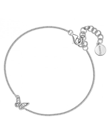 Bracciale ROSATO in argento 925 e cubic zirconia RZAL053 Farfalla o...