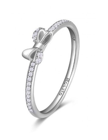 Anello ROSATO in argento 925 e cubic zirconia RZA025B Misura 14 onl...