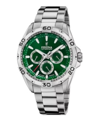 Orologio FESTINA F20623/3 in acciaio inossidabile 316L Green only 9...
