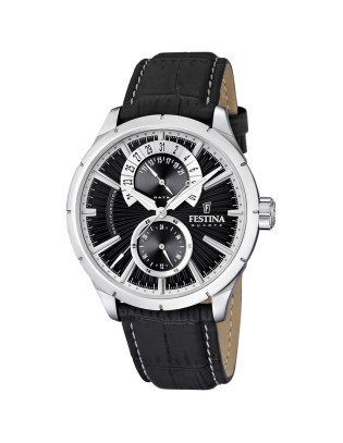 Orologio FESTINA Retro Gent Multifunzione in Pelle F16573/3 Black