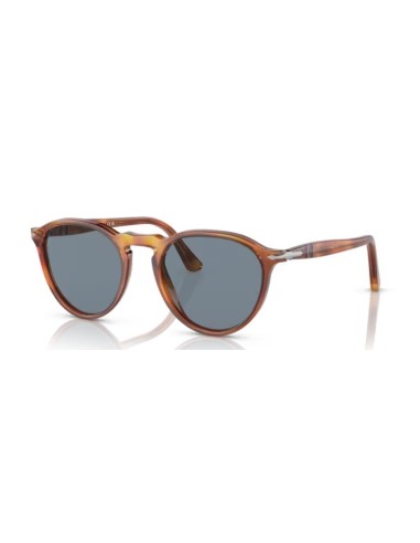 Occhiali da sole PERSOL PO3286S Terra di Siena Light Blue 96/56 53 ...
