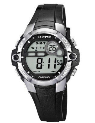 Orologio CALYPSO Digital Chrono K5617/6 Black Silver
