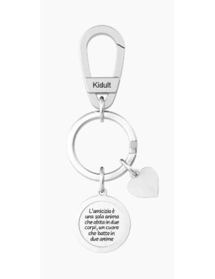 Portachiavi KIDULT Love 781014 L'amicizia è una sola anima...  a so...