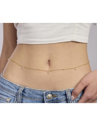 Catena girovita MABINA in argento 925 dorato e perle Duchessa 55360... 2