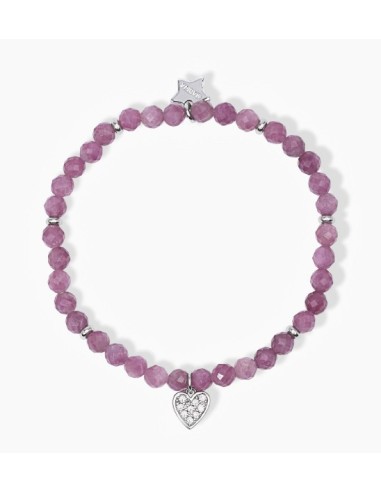 Bracciale elastico Bambina MABINA in argento 925 e Tormalina 533684...