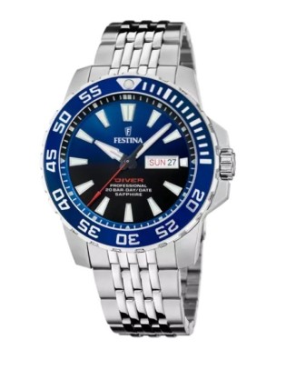 Orologio FESTINA F20661/1 in acciaio inossidabile 316L Blue in Offe...