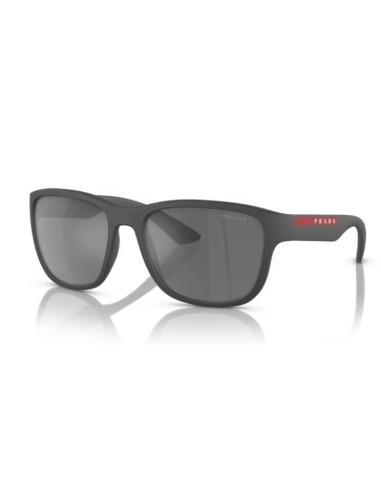 SALDI Occhiali da sole PRADA Linea Rossa PS01US UFK5L0 Grey Rubber ...