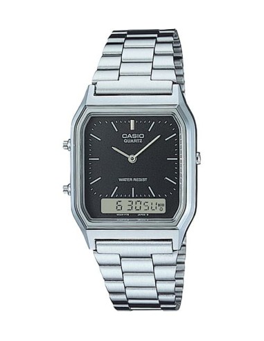 Orologio CASIO Vintage Edgy Collection AQ-230A-1DMQYES Silver Black...