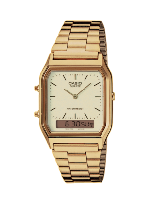 Orologio CASIO Vintage Edgy Collection AQ-230GA-9DMQYES Gold in Off...