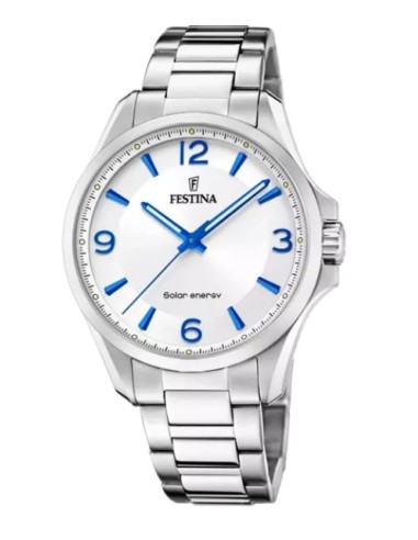 Orologio FESTINA F20656/1 Solar Energy White only 134,10 € on OroFa...