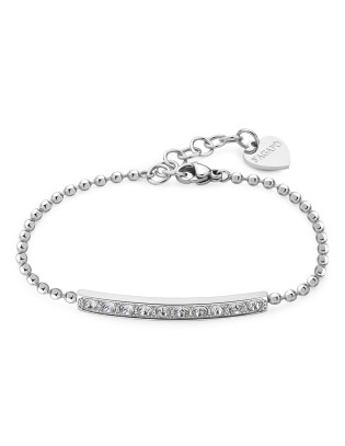 Bracciale S'AGAPO' DAZZLY in Acciaio 316L SDZ11 White only 19,00 € ...