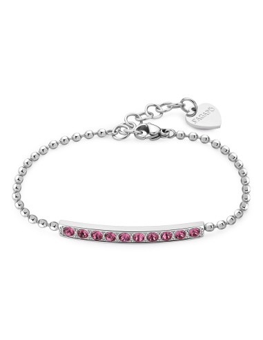 Bracciale S'AGAPO' DAZZLY in Acciaio 316L SDZ12 Rose only 15,20 € o...
