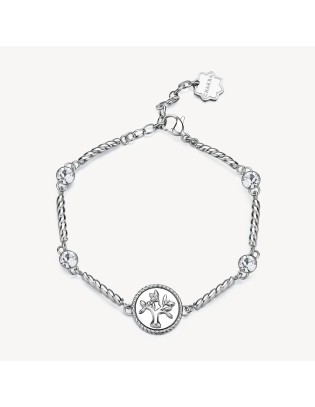Bracciale BROSWAY CHAKRA MISTICI In acciaio 316L BHKB156 Albero del...