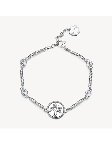 Bracciale BROSWAY CHAKRA MISTICI In acciaio 316L BHKB156 Albero del...