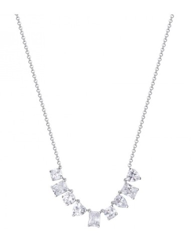 Collana ROSATO in argento 925 e cubic zirconia bianchi RZGE04 only ...