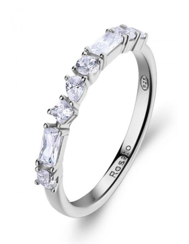 Anello ROSATO in argento 925 e cubic zirconia bianchi RZGE35B Misur...