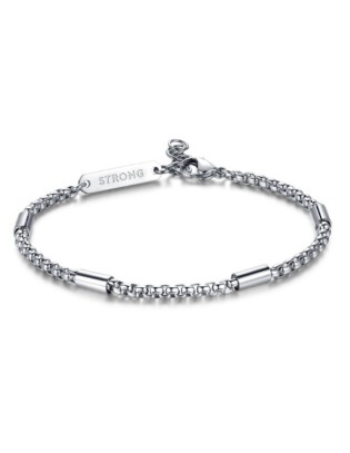 Bracelet S'AGAPO' MAN RIPPLE Stainless Steel - SRP13 only 12,80 € o...