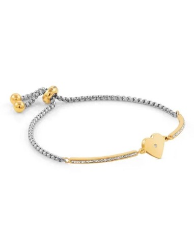 Bracciale NOMINATION MILLELUCI in acciaio e cubic zirconia bianchi ...