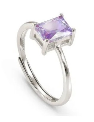 Anello regolabile NOMINATION COLOUR WAVE in argento 925 e cubic zir...