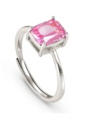 Anello regolabile NOMINATION COLOUR WAVE in argento 925 e cubic zir...