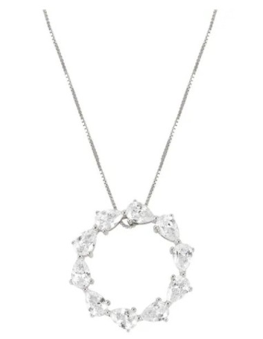 Collana NOMINATION COLOUR WAVE in argento 925 e pietre bianche 1498...