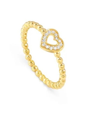 Anello NOMINATION LOVECLOUD in argento 925 dorato e pietre bianche ...