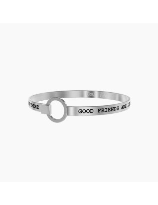 Bracciale donna KIDULT Love 731258 in acciaio e incisione Good frie...