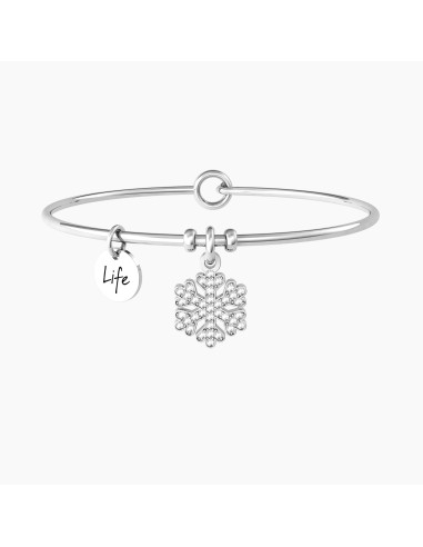 Bracciale donna KIDULT Symbols 732233 FIOCCO DI NEVE/PERFEZIONE in ...