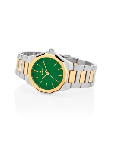 Orologio HOOPS Royal in metallo Silver and Gold 2638L-SG06-80 Green...
