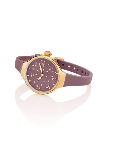 Orologio HOOPS Nouveau Cherie Sliding Star Gold 2636L-YG08-50 Uva o...