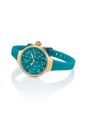 Orologio HOOPS Nouveau Cherie Sliding Star Gold 2639L-YG09-50 Petro...