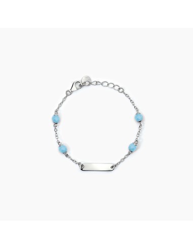 Bracciale neonato personalizzabile MABINA Baby 533782 in argento e ...