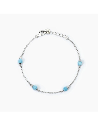 Bracciale bambina MABINA Dream Stone 533771 in argento e sfere in t...
