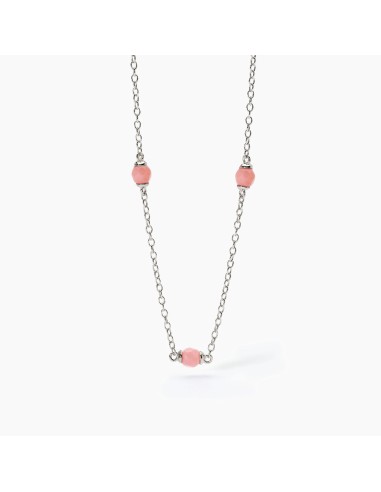 Girocollo bambina MABINA Dream Stone 553614 in argento e sfere in c...