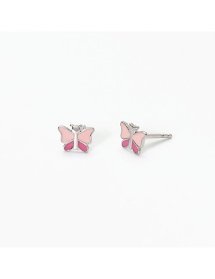 Orecchini bambina MABINA Butterfly 563697 in argento con farfalla s...