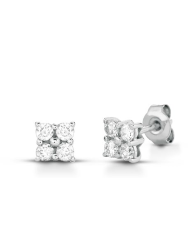 Orecchini in oro bianco 18Kt con diamanti naturali B-ORVEGA/1 only ...