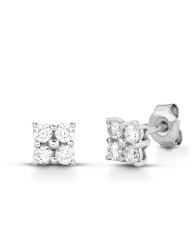 Orecchini in oro bianco 18Kt con diamanti naturali B-ORVEGA/2 only ...