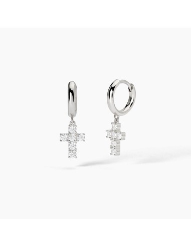 Orecchini pendenti MABINA Cocre del Sud 563732 in argento con croce...