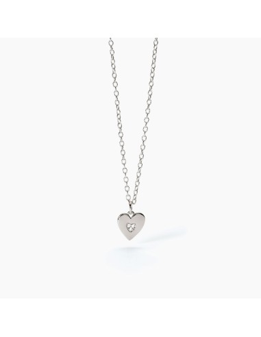 Girocollo bambina MABINA TVB 553619 in argento con pendente cuorici...