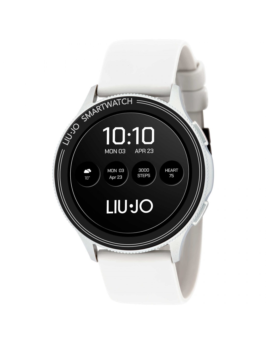 Orologio Uomo LIU-JO Smartwatch SWLJ077 Silver con cinturino in sil