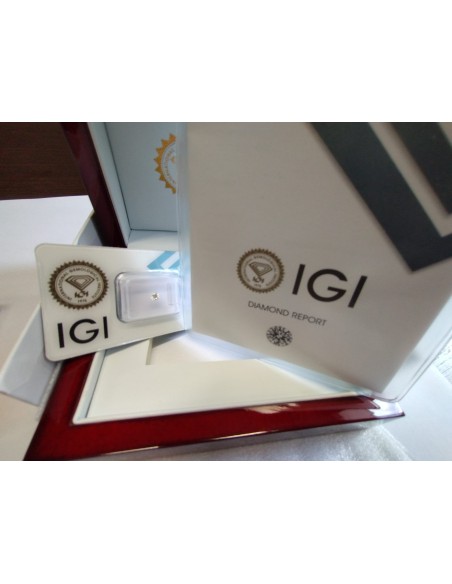 Diamante in blister certificato IGI ct. 0,10 E VVS1 only 254,00 € o...