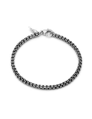 Bracciale Uomo GIOVANNI RASPINI Maglia Quadra Piccola 11866L in argento 925