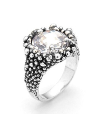 Anello GIOVANNI RASPINI Shine 11797/18 in argento 925 e cristallo Misura 18