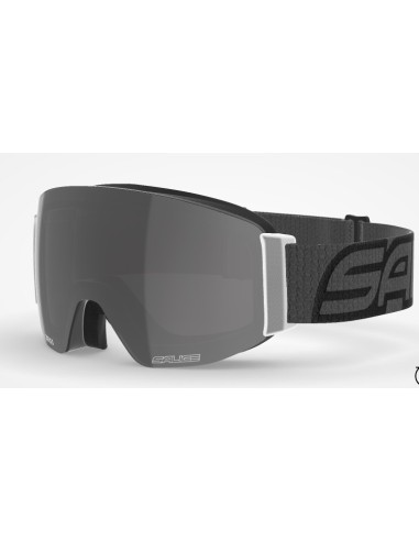 Maschera da sci SALICE 104DARWF OTG Nero/Argento lente Antifog RW A...