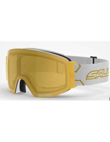 Maschera da sci SALICE 104DARWF OTG Bianco/Oro lente Antifog RW Oro...