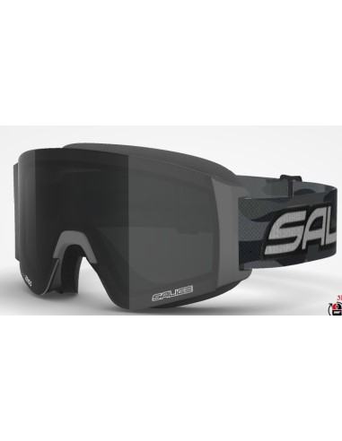 Maschera da sci SALICE 105DARWF OTG Antracite Camo lente Antifog RW...