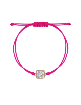 Bracciale in tessuto fucsia RUE DES MILLE Stardust Ten BRZ-018 TSR ...