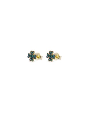 Orecchini RUE DES MILLE Stardust Ten argento placcato oro giallo OR...
