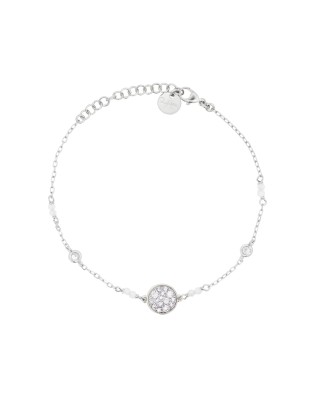 Bracciale RUE DES MILLE Sturdast Ten in argento BRZ-018 M1 CER RH C...
